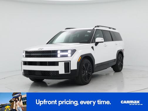 White 2024 Hyundai SANTA FE HEV Calligraphy