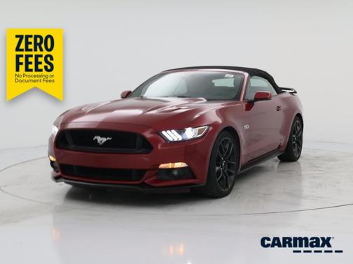 Burgundy 2017 Ford Mustang GT Premium
