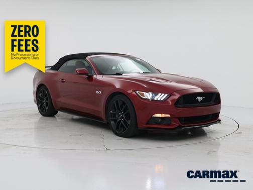Burgundy 2017 Ford Mustang GT Premium