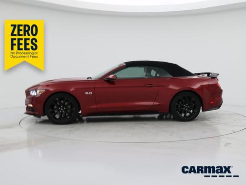 Burgundy 2017 Ford Mustang GT Premium