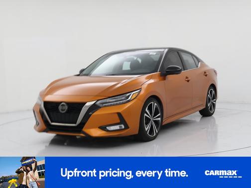 Orange 2021 Nissan Sentra SR
