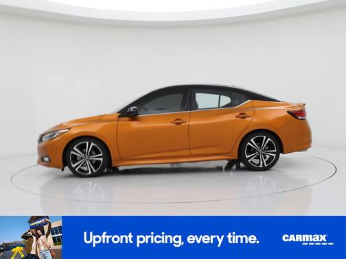 Orange 2021 Nissan Sentra SR