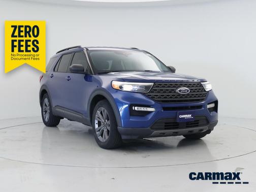 Blue 2021 Ford Explorer XLT