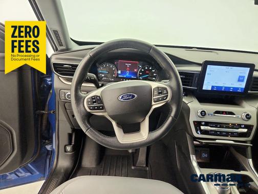 Blue 2021 Ford Explorer XLT