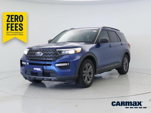 Blue 2021 Ford Explorer XLT