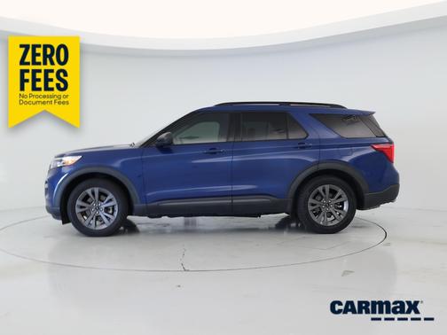 Blue 2021 Ford Explorer XLT
