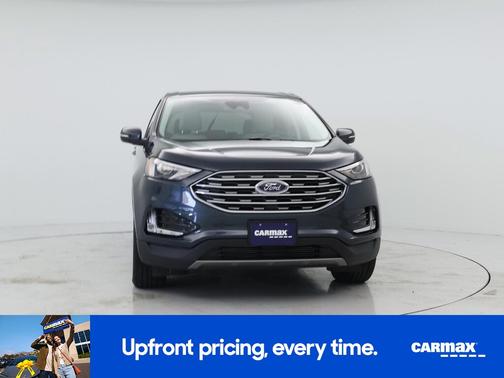 Blue 2024 Ford Edge Titanium