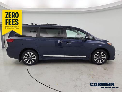 Blue 2020 Toyota Sienna Limited Premium