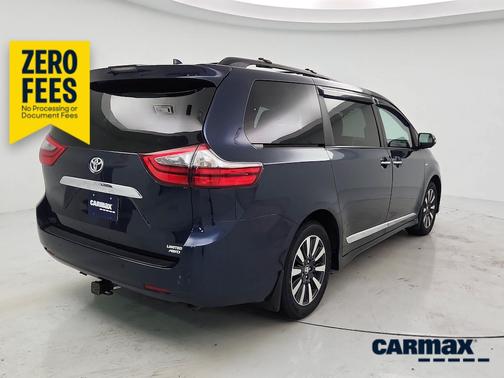 Blue 2020 Toyota Sienna Limited Premium