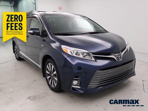 Blue 2020 Toyota Sienna Limited Premium