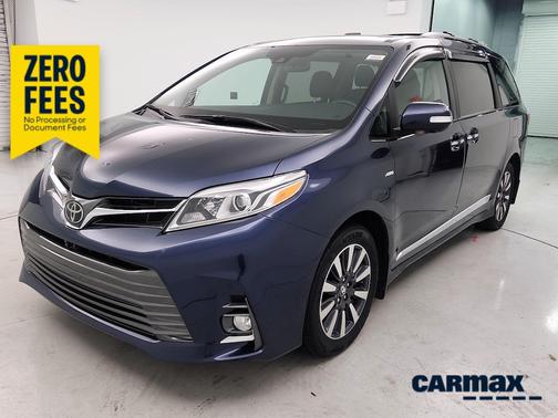 Blue 2020 Toyota Sienna Limited Premium