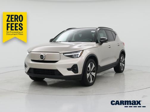 Gold 2023 Volvo XC40 Recharge Pure Electric Twin Plus