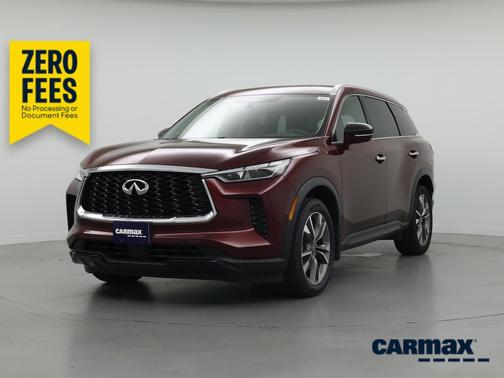 Red 2023 INFINITI QX60 Luxe