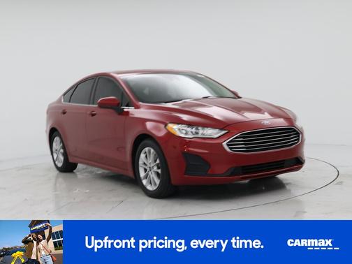 Red 2020 Ford Fusion SE