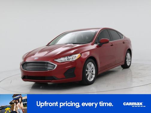 Red 2020 Ford Fusion SE