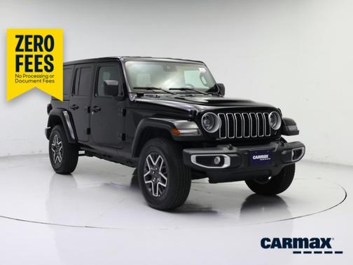 Black 2025 Jeep Wrangler Sahara