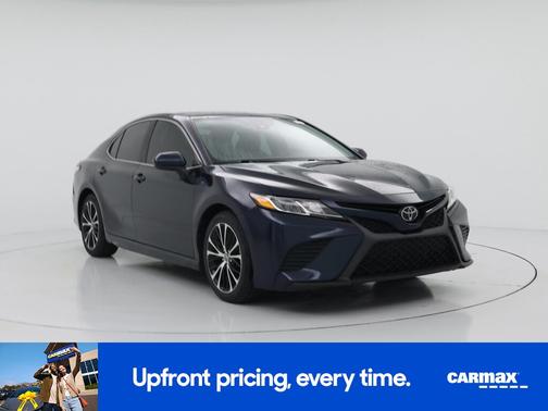 Blue 2020 Toyota Camry SE Night Shade