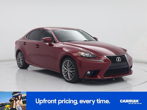 Red 2015 Lexus IS 250