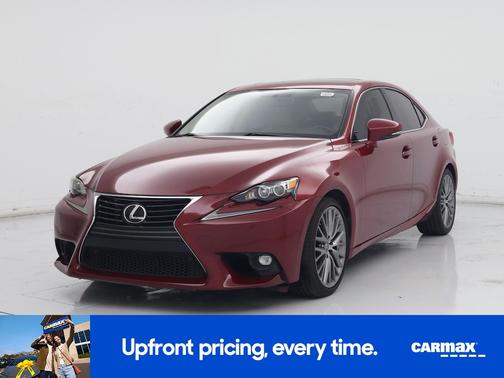 Red 2015 Lexus IS 250