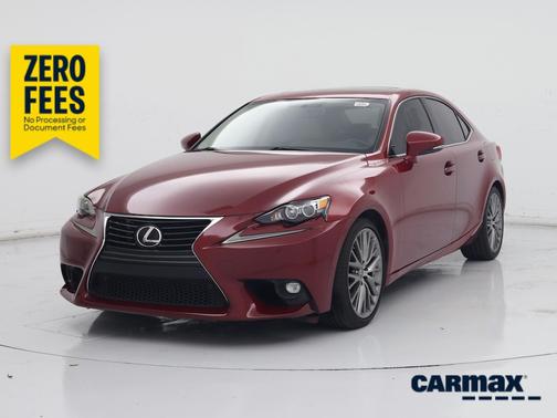 Red 2015 Lexus IS 250