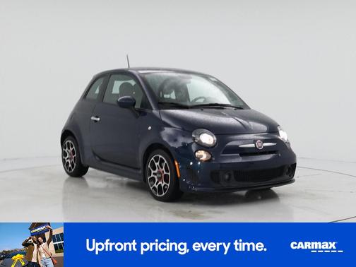Blue 2015 FIAT 500 Turbo