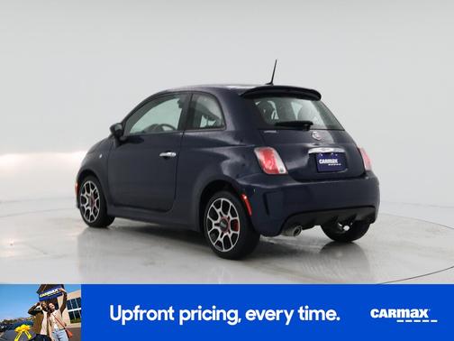 Blue 2015 FIAT 500 Turbo