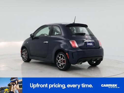 Blue 2015 FIAT 500 Turbo