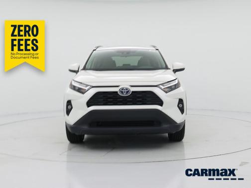 White 2022 Toyota RAV4 Hybrid XLE Premium