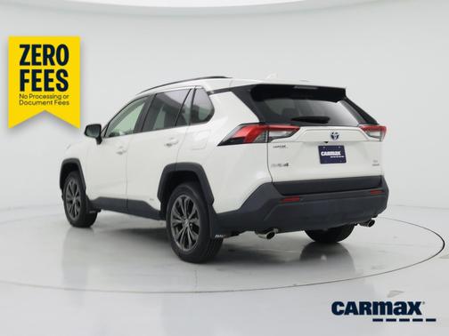White 2022 Toyota RAV4 Hybrid XLE Premium