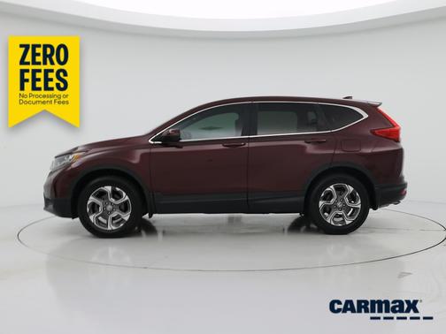 Burgundy 2018 Honda CR-V EX-L