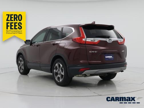 Burgundy 2018 Honda CR-V EX-L