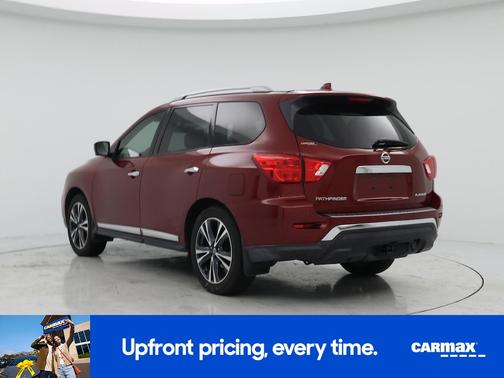 Red 2020 Nissan Pathfinder Platinum