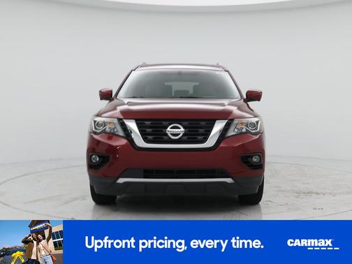 Red 2020 Nissan Pathfinder Platinum