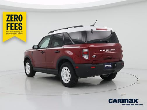 Red 2025 Ford Bronco Sport Heritage