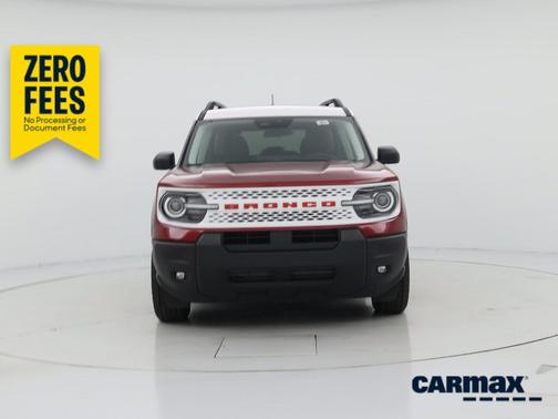 Red 2025 Ford Bronco Sport Heritage