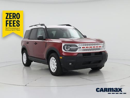 Red 2025 Ford Bronco Sport Heritage