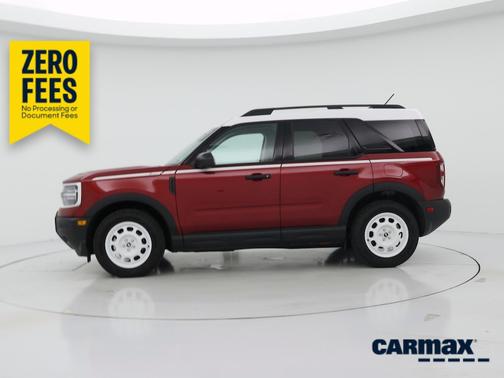 Red 2025 Ford Bronco Sport Heritage