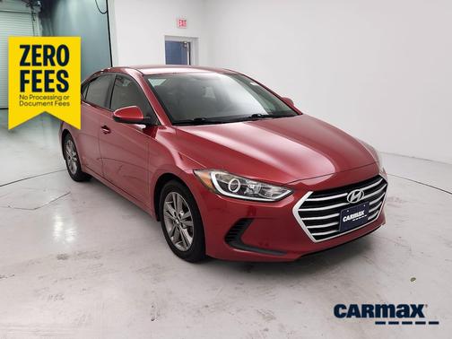 Burgundy 2017 Hyundai ELANTRA SE