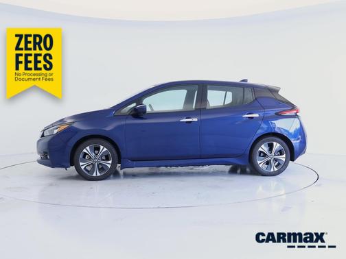 Blue 2022 Nissan Leaf SL PLUS