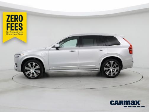 Silver 2021 Volvo XC90 Recharge Plug-In Hybrid T8 Inscription