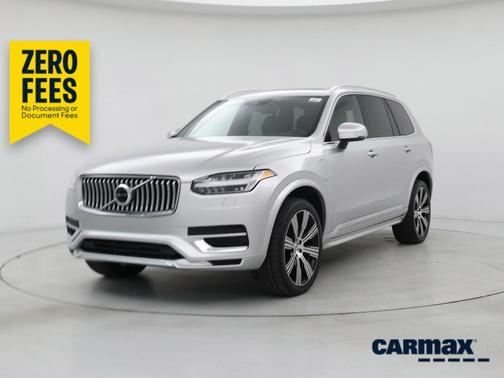 Silver 2021 Volvo XC90 Recharge Plug-In Hybrid T8 Inscription
