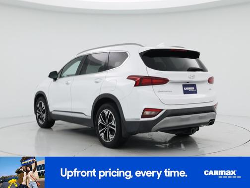 White 2020 Hyundai SANTA FE SEL