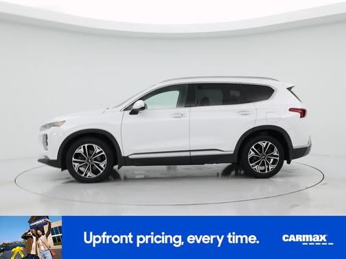 White 2020 Hyundai SANTA FE SEL
