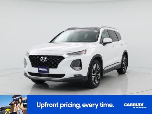 White 2020 Hyundai SANTA FE SEL