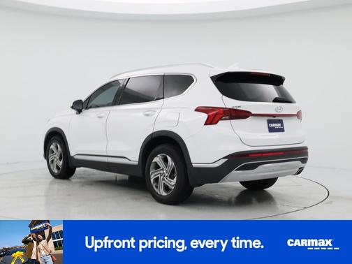 White 2021 Hyundai SANTA FE SEL