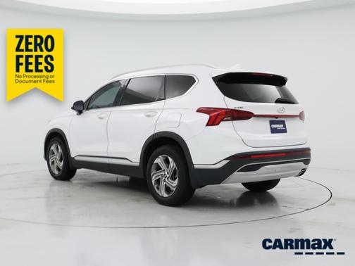 White 2021 Hyundai SANTA FE SEL