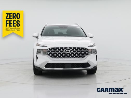 White 2021 Hyundai SANTA FE SEL