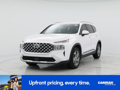 White 2021 Hyundai SANTA FE SEL