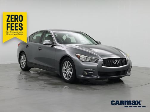 Gray 2017 INFINITI Q50 Premium