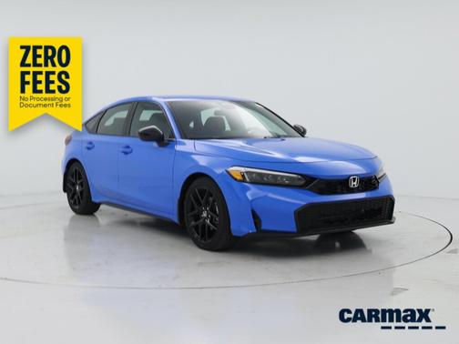 Blue 2026 Honda Civic Sport